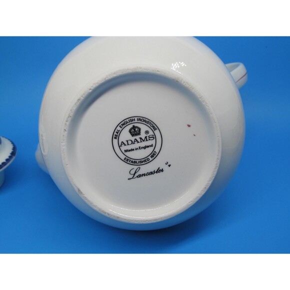 Adams Ironstone LANCASTER Coffee Pot ENGLAND NICE - Picture 10 of 11